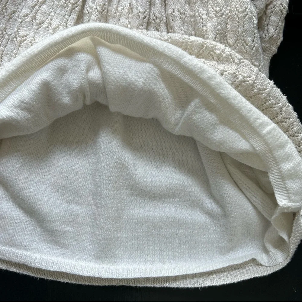Janie And Jack Baby Shimmer Sweater Dress, Size 6-12 Months
